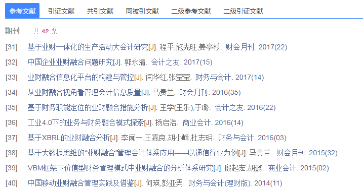 参考文献格式