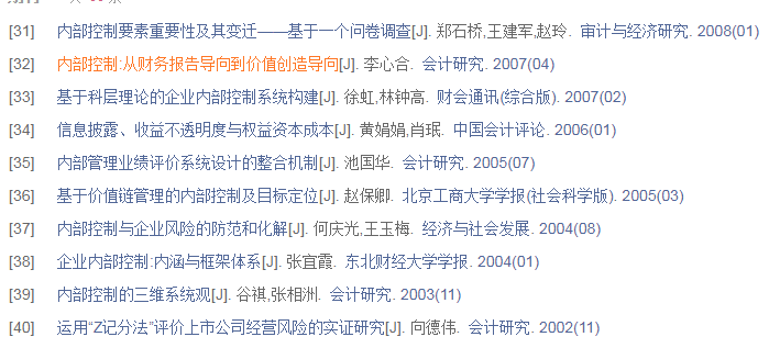 论文参考文献范例