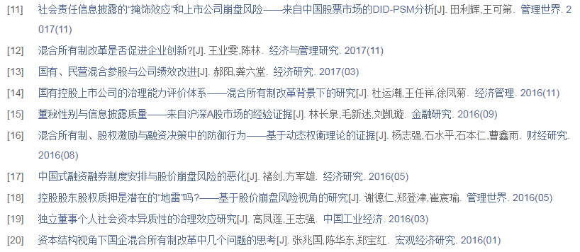 论文参考文献格式