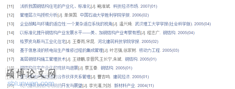 参考文献格式