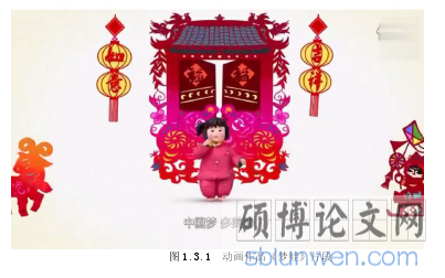 图 1.3.1 动画作品《梦娃》片段