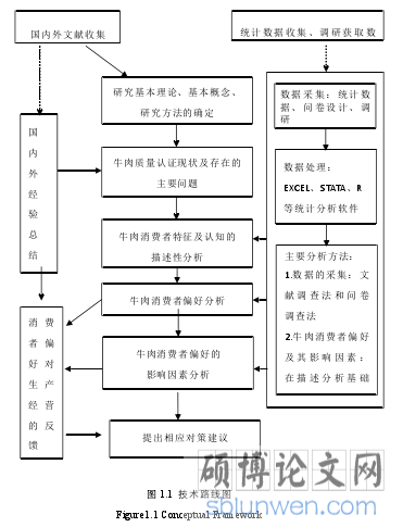 图 1.1  技术路线图