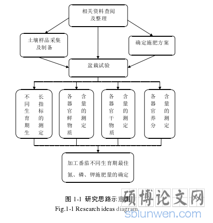 图 1-1  研究思路示意图