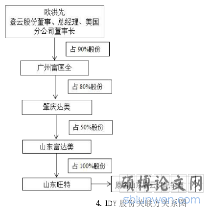 4.1DY 股份关联方关系图