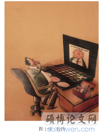 图 1-3 粉饰