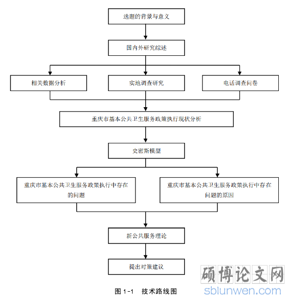 图 1-1  技术路线图