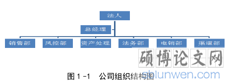 图 1 -1  公司组织结构图