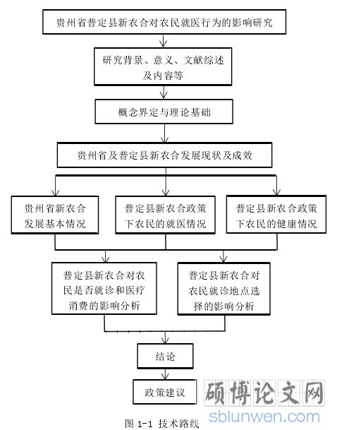 图 1-1 技术路线