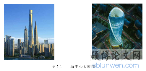 图 1-1   上海中心大厦图