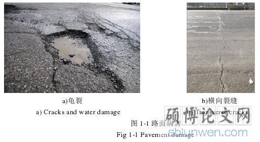 图 1-1 路面病害