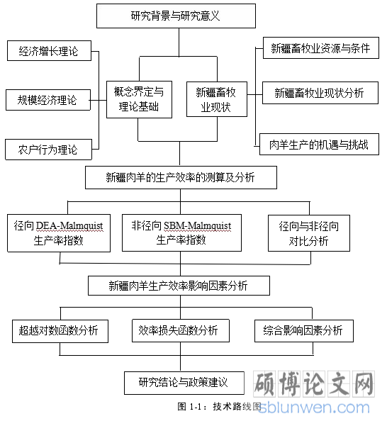 图 1-1:技术路线图
