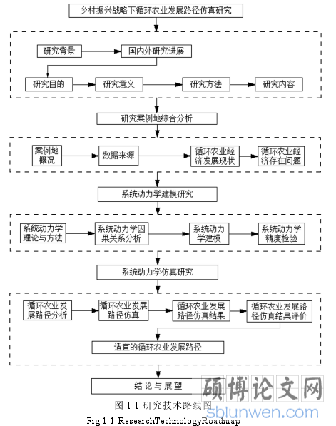 图 1-1 研究技术路线图