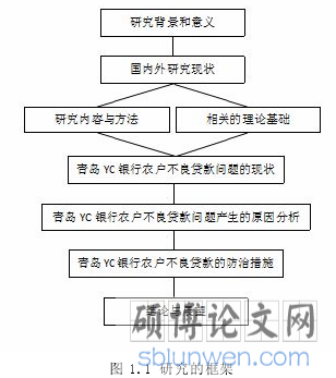 图 1.1 研究的框架
