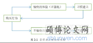 图 2-1 习惯建立理论过程图