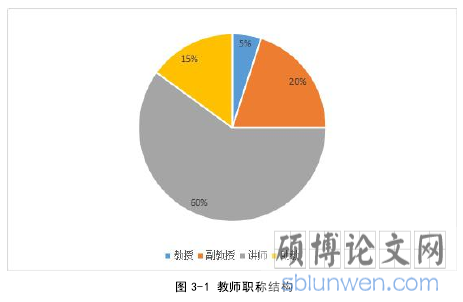 图 3-1 教师职称结构