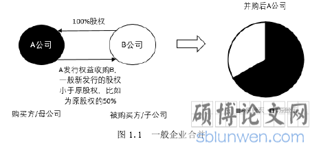 图 1.1 一般企业合并