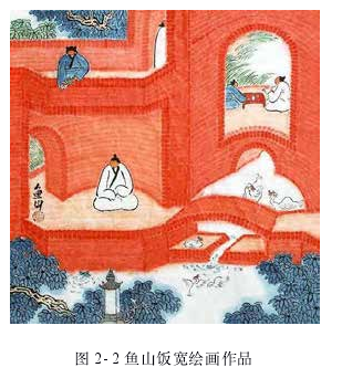 图 2- 2 鱼山饭宽绘画作品
