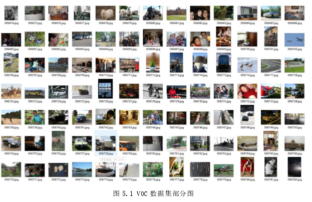 图 5.1 VOC 数据集部分图