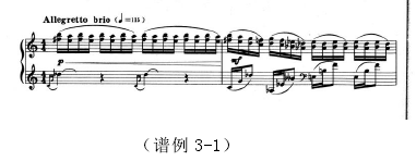 （谱例 3-1）