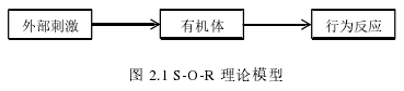 图 2.1 S-O-R 理论模型 