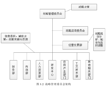 图 3.2 战略管理委员会架构