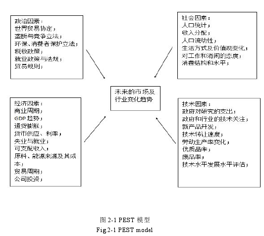图 2-1 PEST 模型