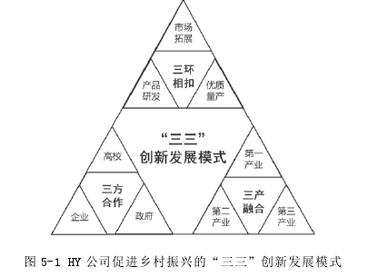 图 5-1 HY 公司促进乡村振兴的“三三”创新发展模式