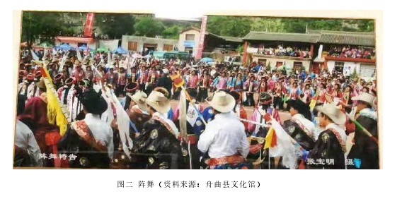 图二 阵舞（资料来源：舟曲县文化馆）