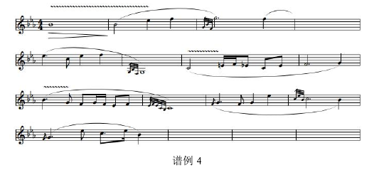 谱例 4