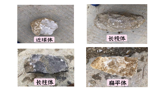 图 2.3 现场试验石块