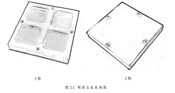 图 2.1 模具正反表面图