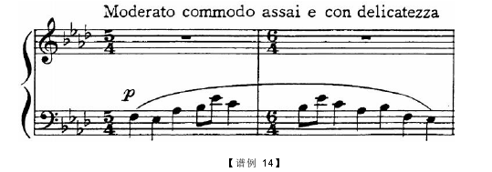【谱例 14】