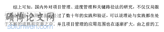 项目管理文献综述模板