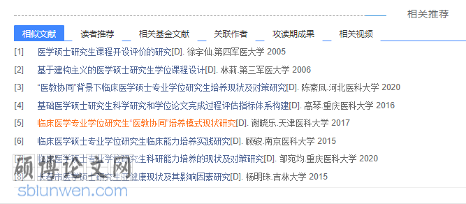 临床试验论文提纲